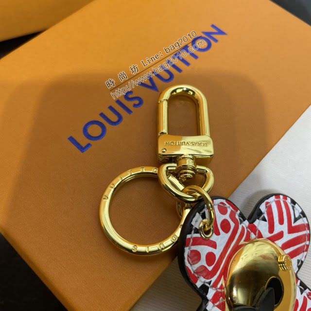 LOUIS VUITTON專櫃新款包包 路易威登LCrafty Vivienne Head包飾 LV彈簧鑰匙扣  ydh4042